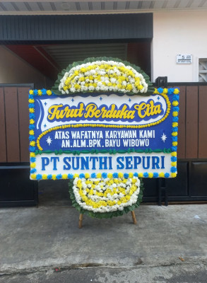 Papan Bunga Duka di Indihiang