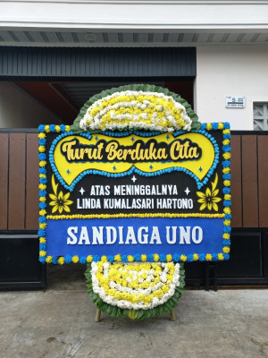 Papan Bunga Duka di Indihiang